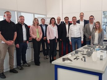 Mitglieder des Industriekreises im 3D DruckCenter von Henkel in Heidelberg