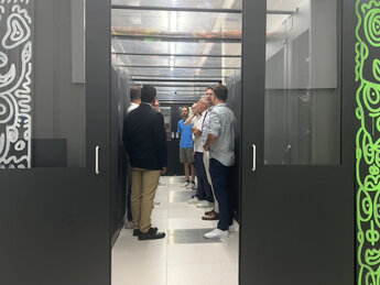 Die Mitglieder des Industriekreis Heidelberg im Serverhotel von Heidelberg iT