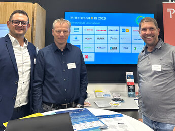 Industriekreis Mitgliedsunternehmen bei der KI-Anwenderkonferenz