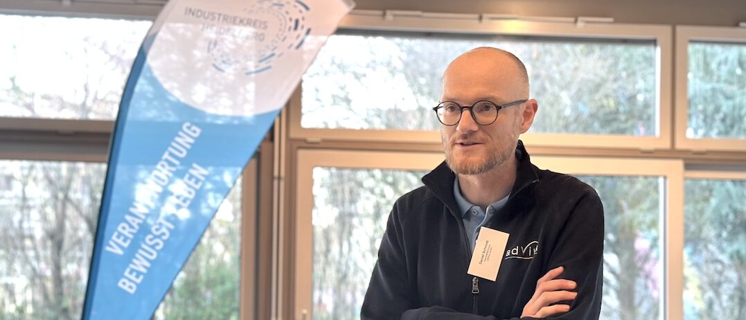 Daniel Schmidt beim Nachbarschaftstreffen